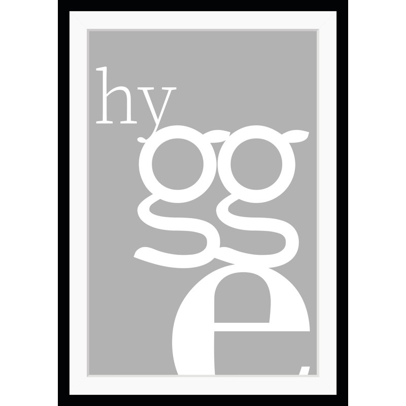Hygge - Single Picture Frame Print, 50 cm H x 60 cm W x 5 cm D
