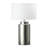 Glam Stoneware Lamp with Linen Shade-1858570405