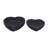 Akshaye Set of 2 Heart-Shaped Paulownia Wood Bowls - Handcrafted Casual Home Decorative Accent Bowls with Natural Grain for a Stylish and Versatile Display in Any Space-1106796199