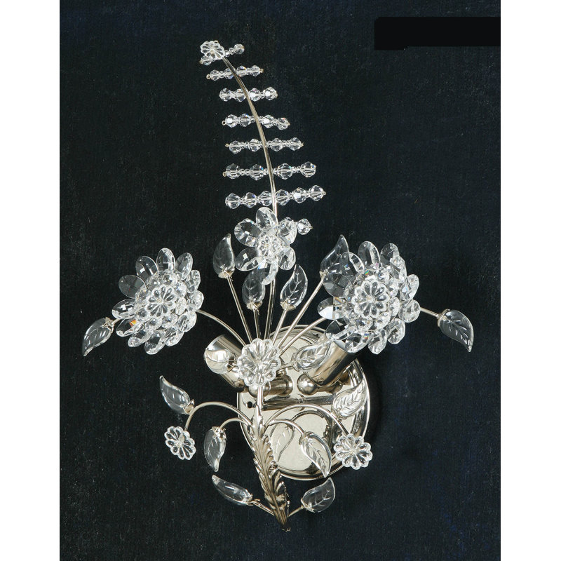 Pamela Armed Sconce, Polished Chrome Plated