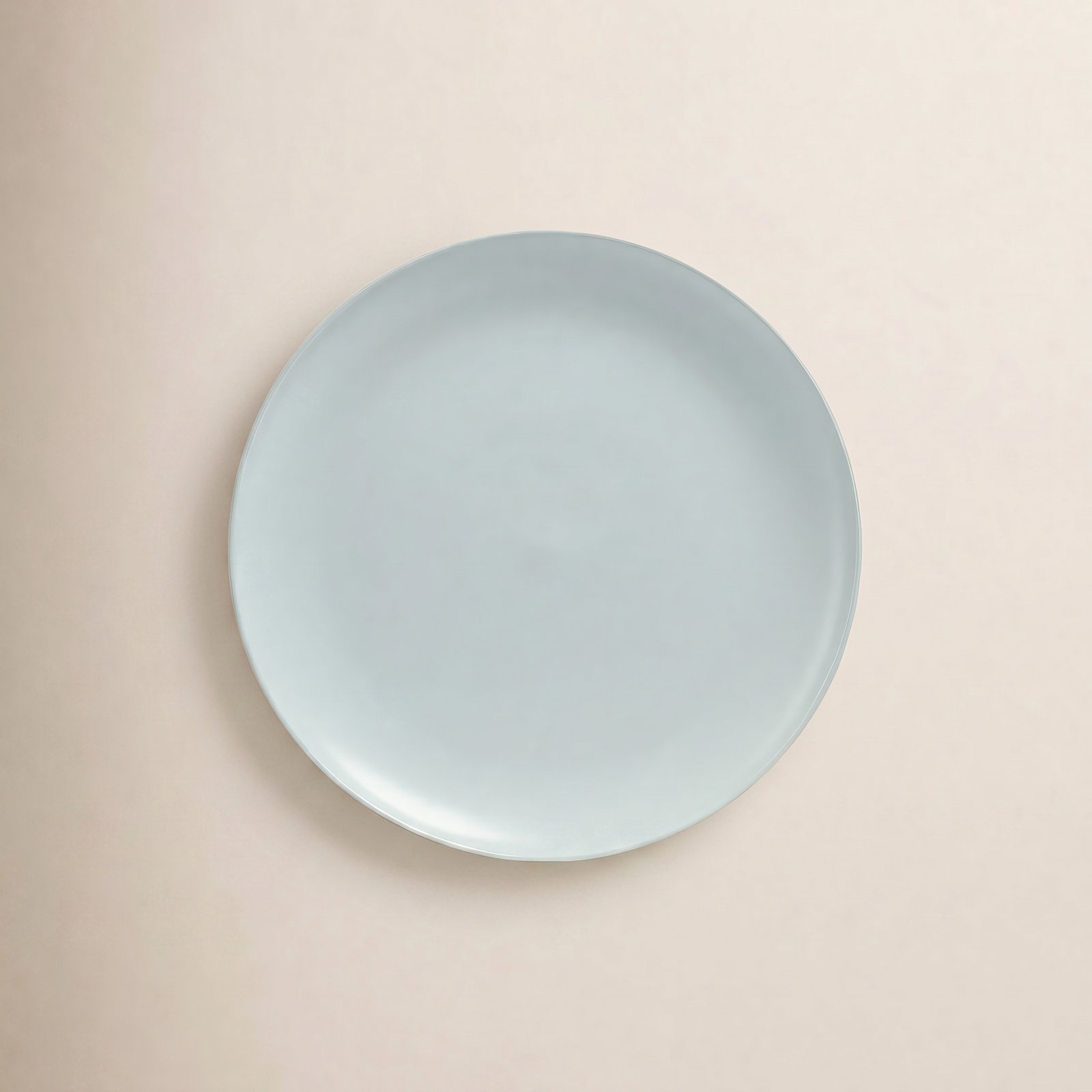 Over&Back Coupe Round Serving Platter, Blue