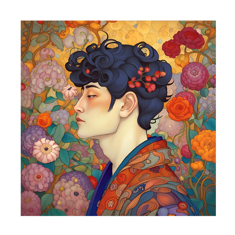 Art sur toile Tina Lavoie, H 14 po x l 14 po x P 2 po