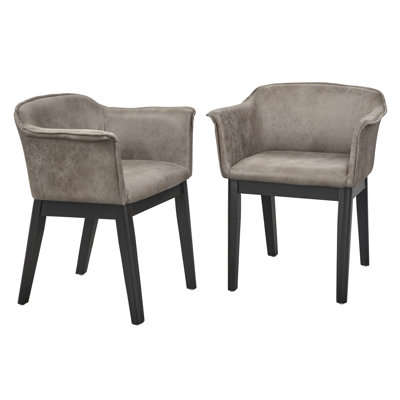 Fauteuil gris Gizele