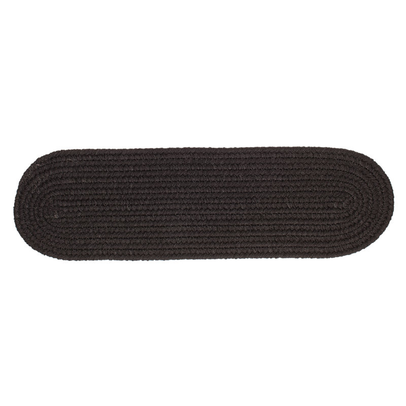 Tapis d'escalier intérieur / extérieur Smyth, Noir