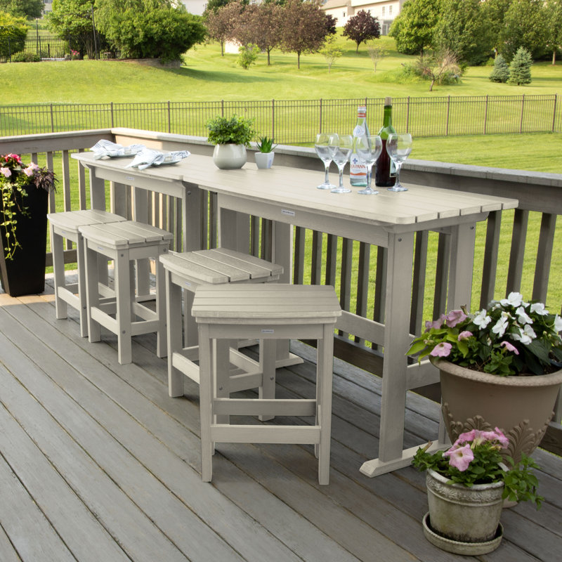 Arbnora 6 Piece Counter Height Dining Set, Whitewash
