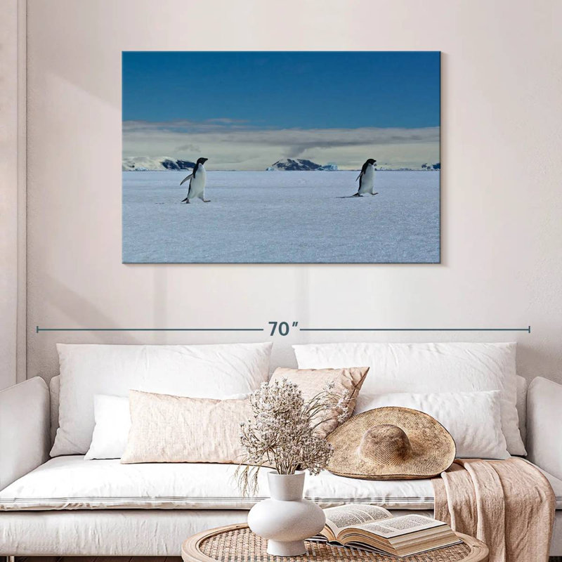 Crowle Marching Penguins, 30" H x 45" W