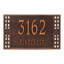 Boston Personalized Standard 2-Line Wall Address Plaque-883584184-883584162
