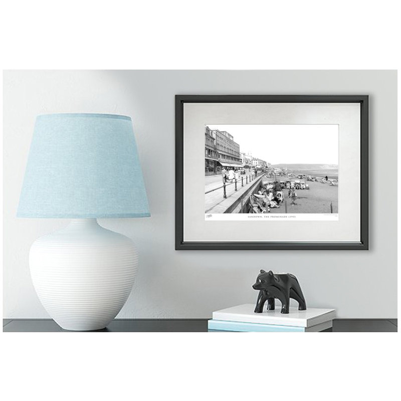 Sandown, The Promenade C1955 - Single Picture Frame Print, 45cm H x 60cm W x 2.3cm D