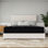 Matelas orthopédique avec matelas matelassé ferme de 10 pouces