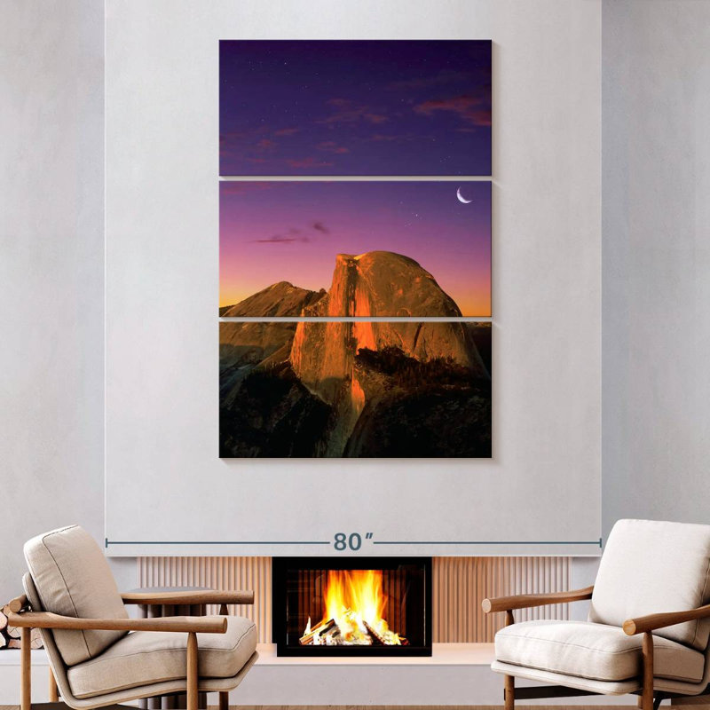 Half Dome At Twilight, 74" H x 48" W