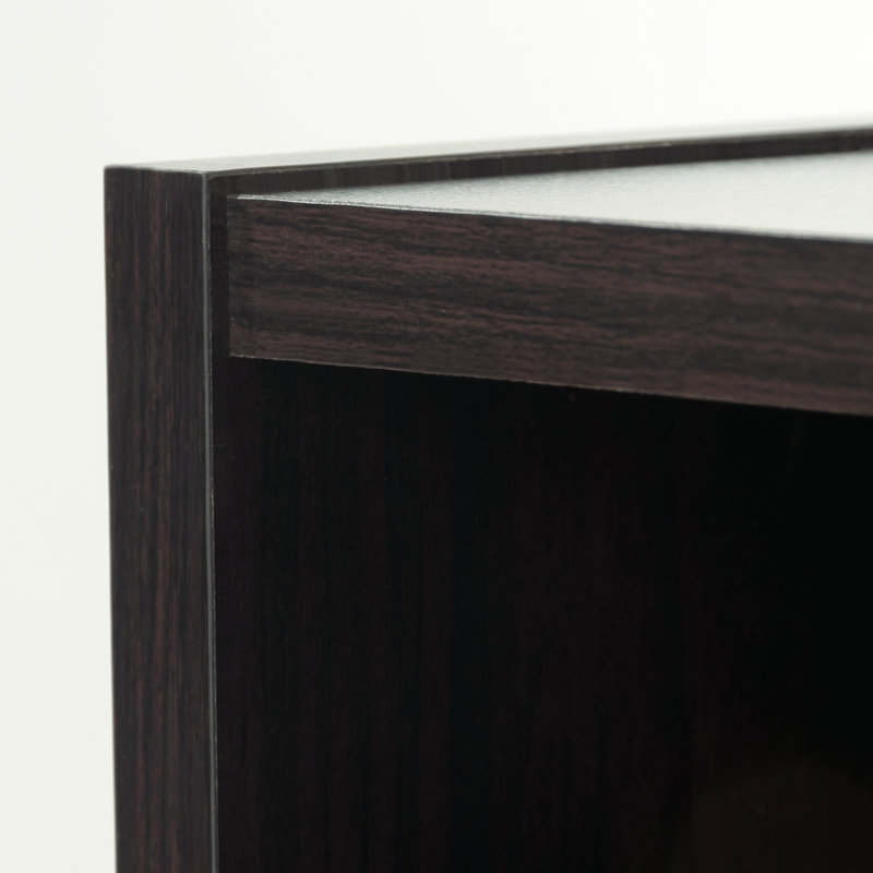 Arisztid Standard Bookcase, Cinnamon Cherry, (3 Shelves) 35.28" H x 24.5" W x 11.5" D