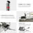Silver Pizza Oven Outdoor 12" Semi-Automatic Rotatable Pizza Ovens Portable Stainless Steel Wood Fired Pizza Oven Pizza Maker With Built-In Thermometer Pizza Cutter Carry Bag-120857750