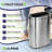 Steel Open Trash Can - 10.5 Gallons