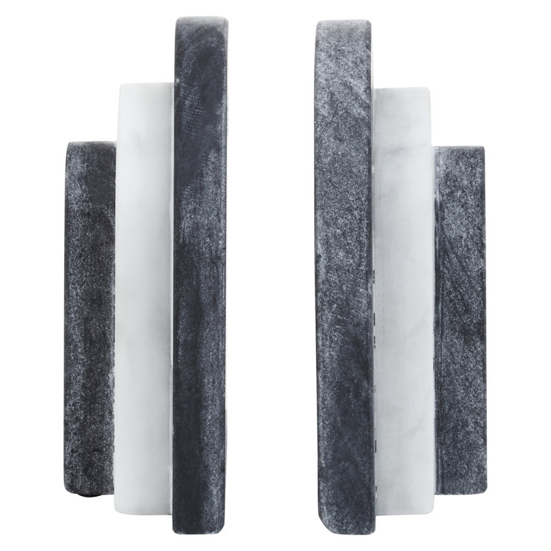 Ayme Marble Bookends