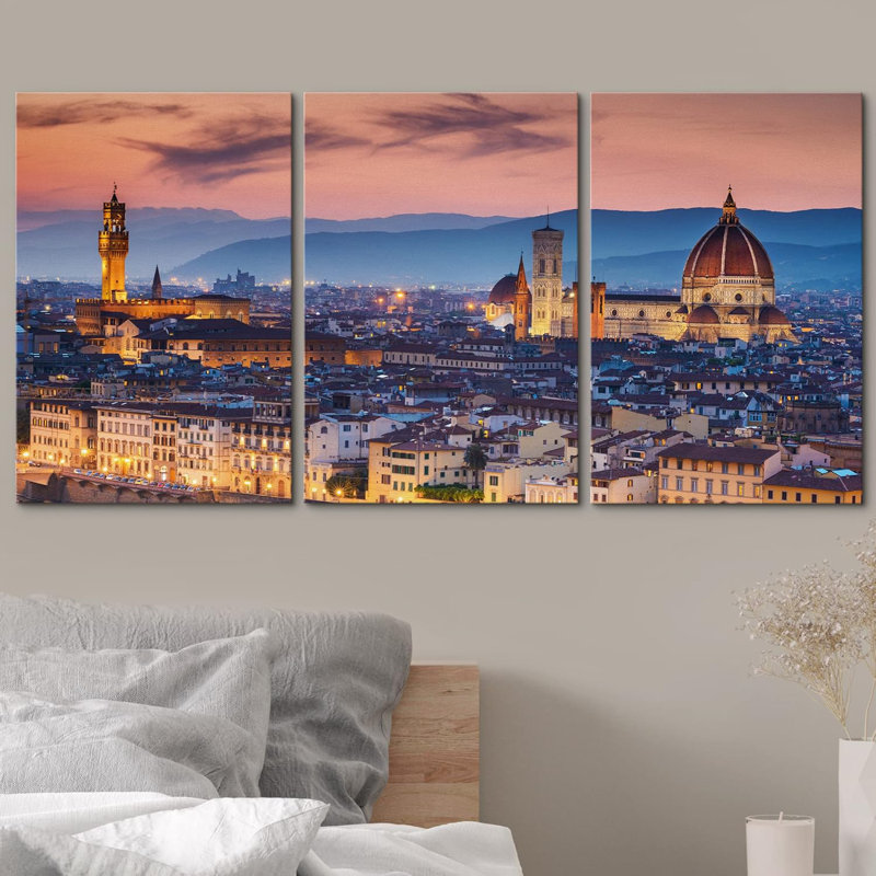 Venise. Image du Grand Canal à Venise avec Santa Maria Della Salute Basilica Modern Home Art, Toile tendue, H 36 po x l 72 po
