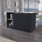 Kitchen Island With Spacious Countertop, Double Door Cabinets, And 2 Open Storage Shelves-1977382205