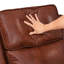 Fauteuil inclinable en cuir véritable Kindalyn-106895712