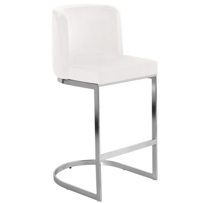 Tabouret de comptoir rembourré 26 po Bittencourt
