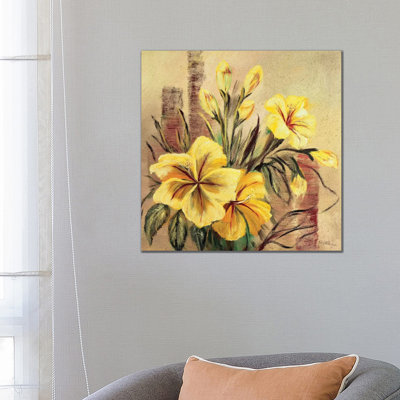 Yellow Creation II by Katharina Schöttler - Wrapped Canvas Print