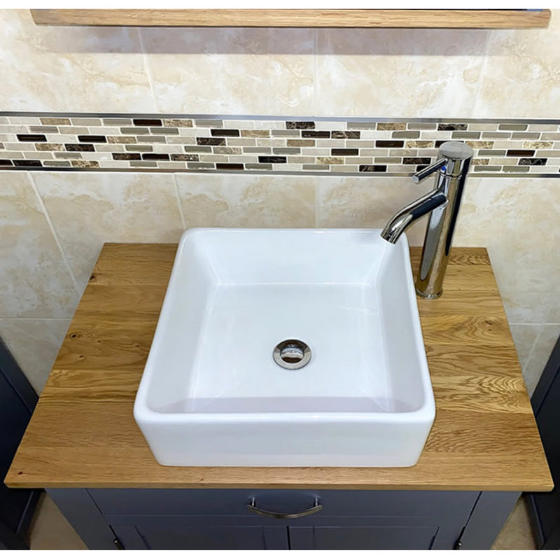 Aguila 750mm Single Bathroom Vanity with Vessel Ceramic Basin
