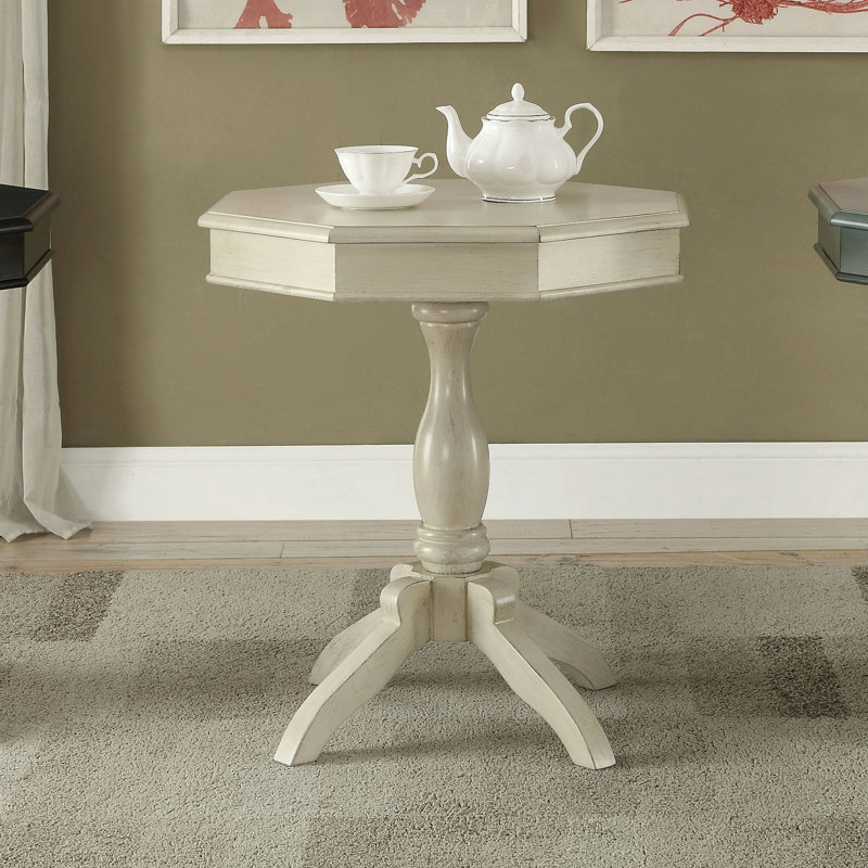 Mukai End Table, Antique White