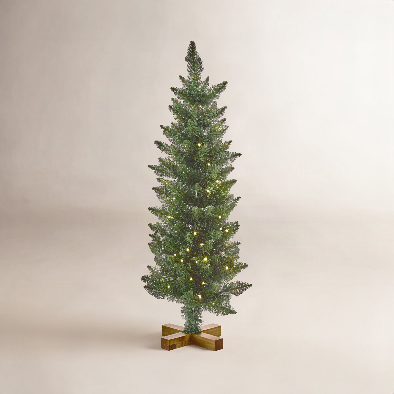 Stines 2' Pre-Lit Tabletop Pine Tree, 30"