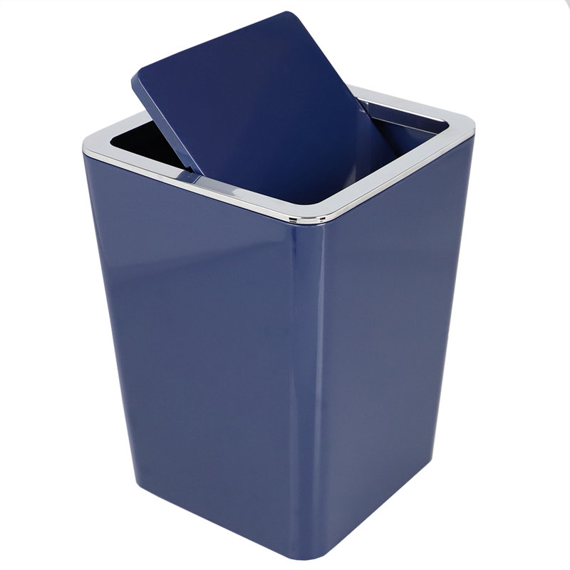 Poubelle en plastique ABS Aryss Latitude Run® Skylar, Bleu