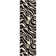 Tapis à motif imprimé animal noir Dondre