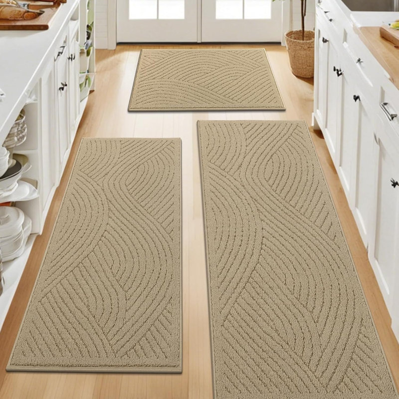 Ensemble de 3 tapis de cuisine antidérapants