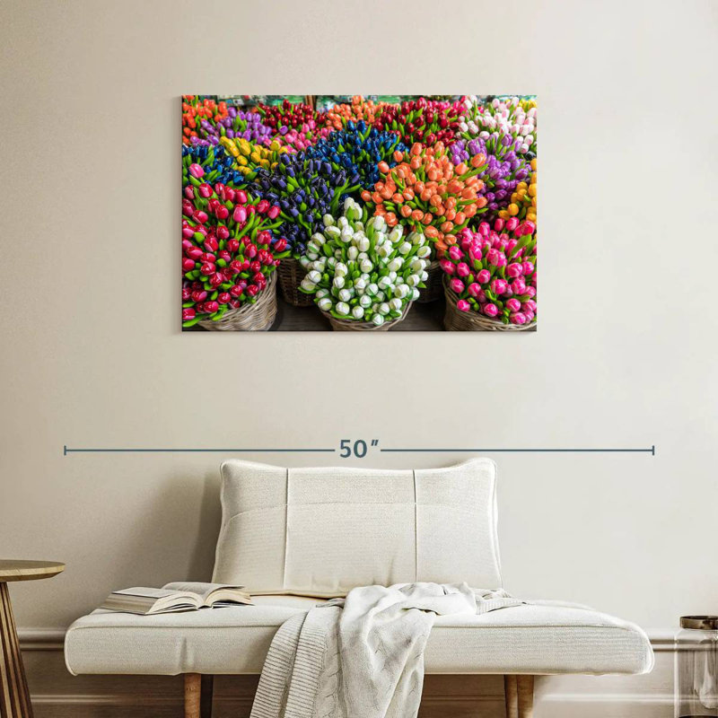 Harnek Tulip Baskets, 24" H x 36" W