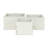 Farmstead Set of 3 Rustic Wood Storage Crates with Light Gray Finish-305256271