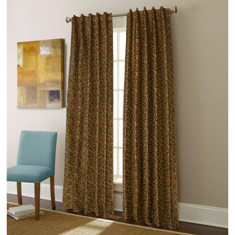 Sabine Room Darkening Curtain Single Panel, 50" W x 96" L