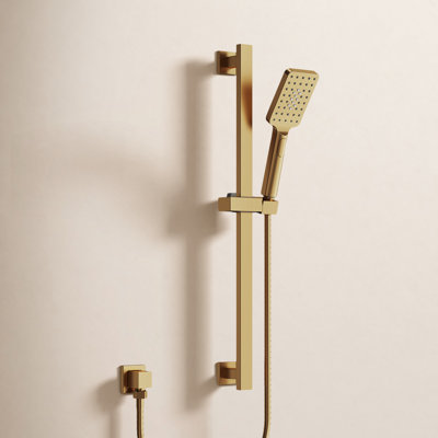 3-Function Handheld Shower with Slide Bar