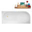 Baignoire autoportante 67 "avec drain interne Streamline-101697731