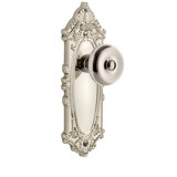Grandeur Grande Victorian Plate Double Dummy with Bouton Door Knob