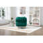 Fauteuil demi-tonneau et repose-pieds en velours capitonné de 28,35 pouces de large Misheel-103623644