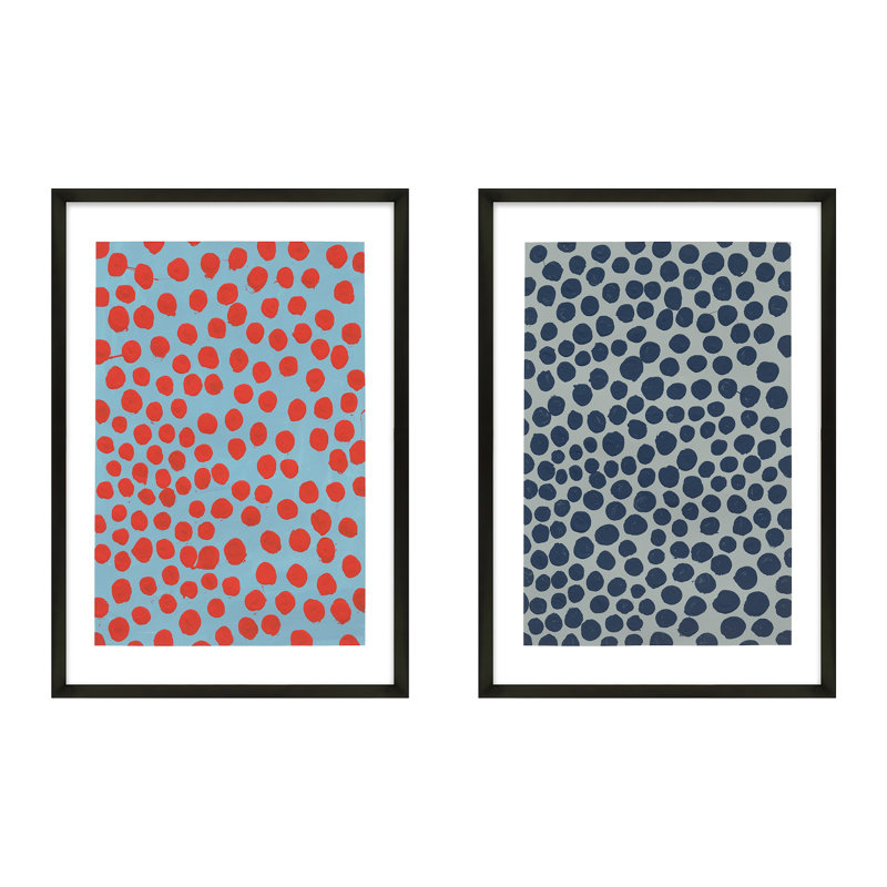 Navi 2 par Michela Sorrentino - Ensemble de 2 peintures, Noir, H 30 po x l 21 po x P 1,25 po