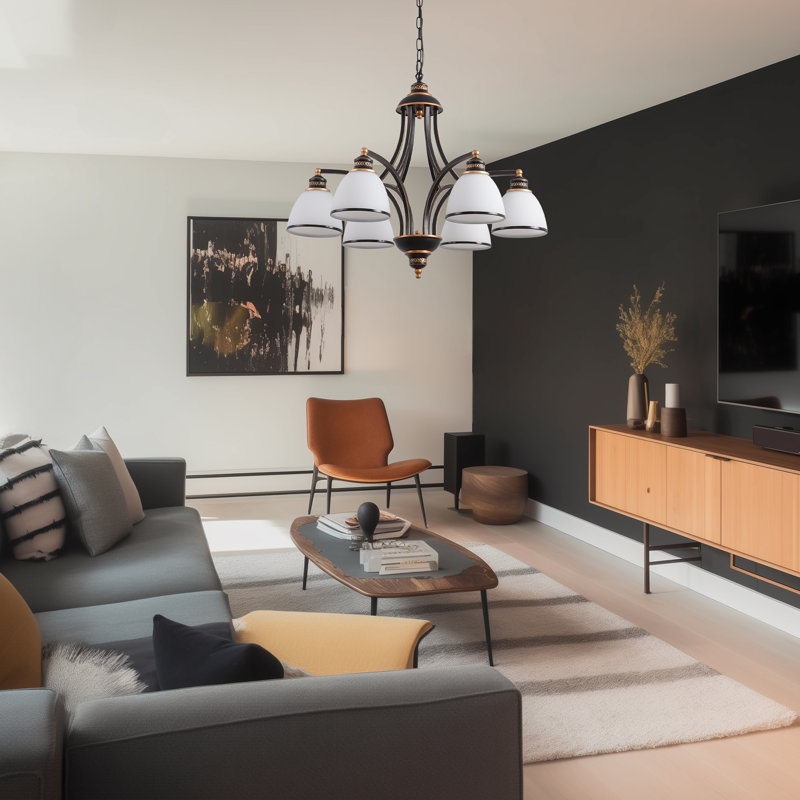 Emilyn 6 - Light Dimmable Empire Chandelier