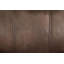 Fauteuil inclinable manuel oscillant Arisa, similicuir brun, accoudoirs coussinés