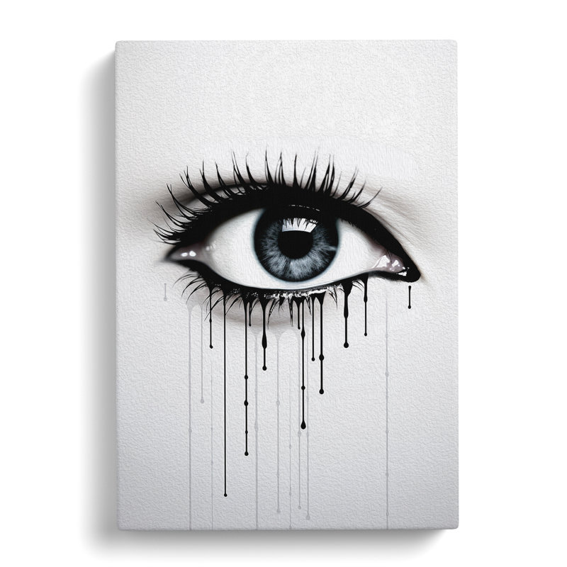 Eye Minimalism Art - Wrapped Canvas, 76cm H x 50cm W x 3cm D