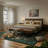 Palos Vintage Washable Snake Green 5X7 Area Rugs For Living Room Bedroom Indoor Low Pile Rug for Dining Room Carpet-415118750