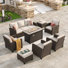 Rhylee 7 - Person Patio Conversation Set