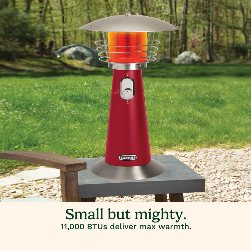 Tabletop Patio Heater, Red
