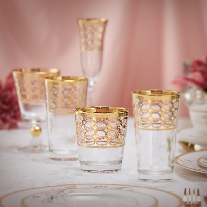 Infinity Gold 4 cristal sans plomb double à l'ancienne