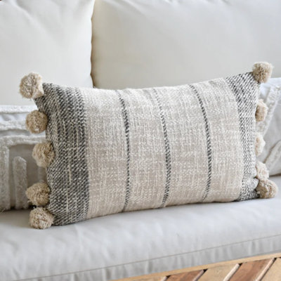  Wool Lumbar Rectangular Pillow Cover