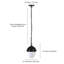 Luminaire suspendu 1 lumière Kulsrud Ellioth-815345523