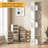 5 Tier Rotating Bookshelf, 360° Rotating White Bookcase for Small Spaces, Corner Bookshelf For Bedroom, Living Room, Study Room-736273590