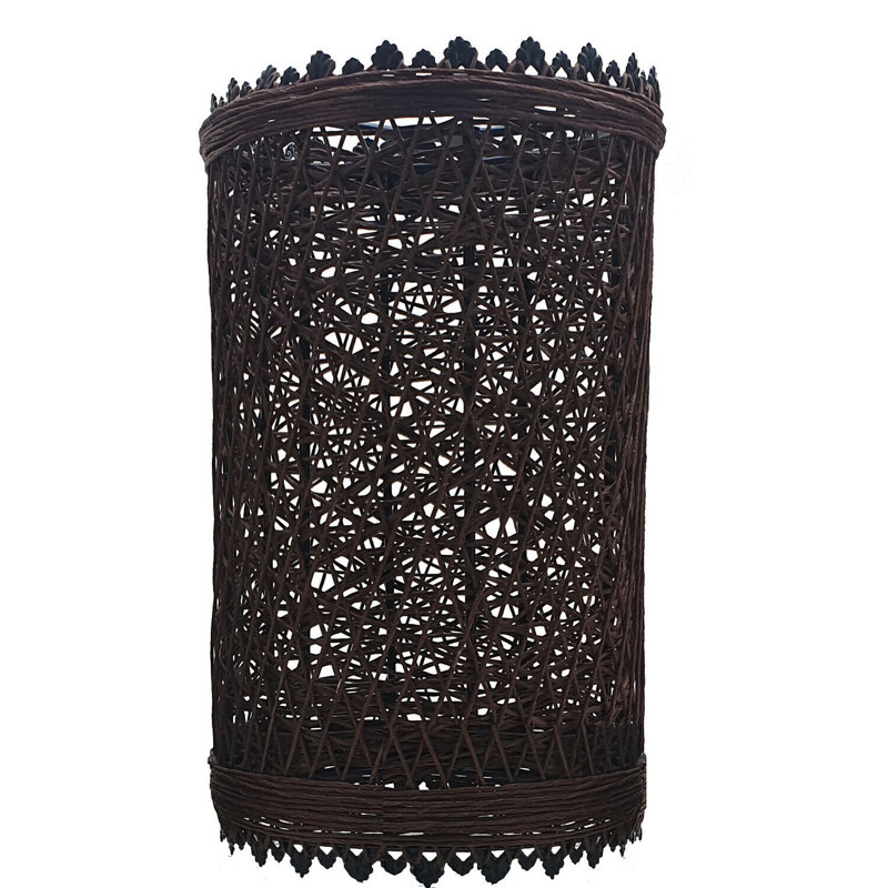 55.88cm H Metal Novelty Lamp Shade ( Uno ) in Brown