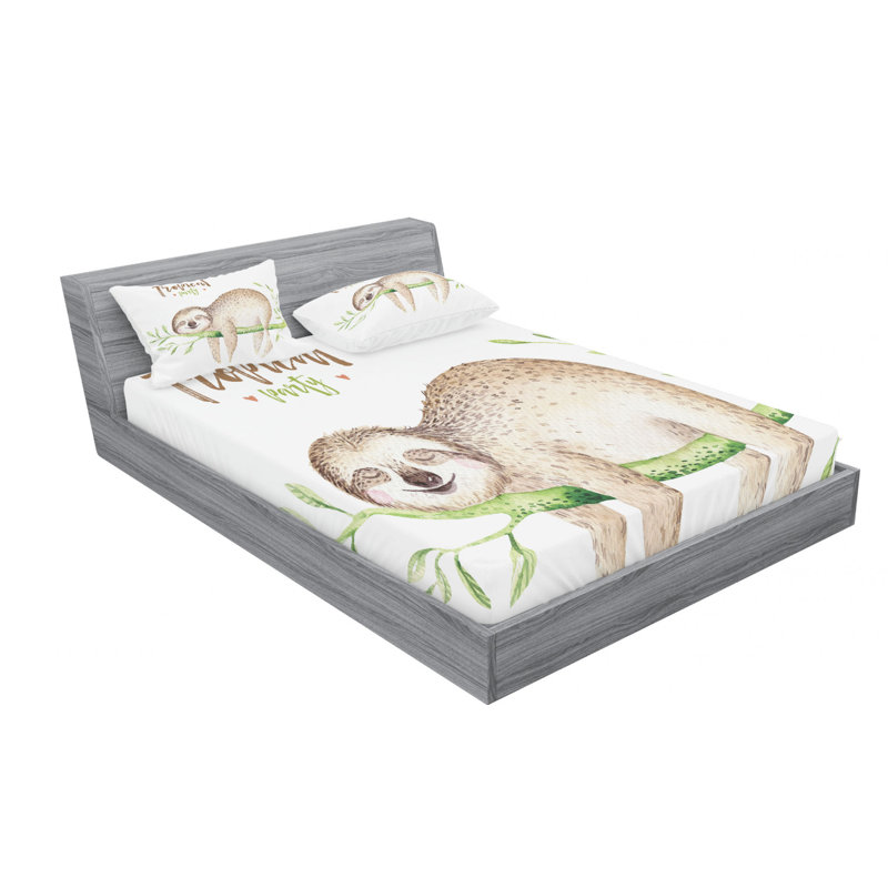 Microfiber Sheet Set, Queen Sheet Set with Fitted Sheet