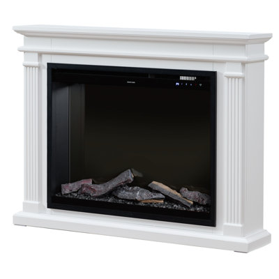 Fireplug Pro 33 Inch Smart Electric Fireplace with Encase Surround Mantel
